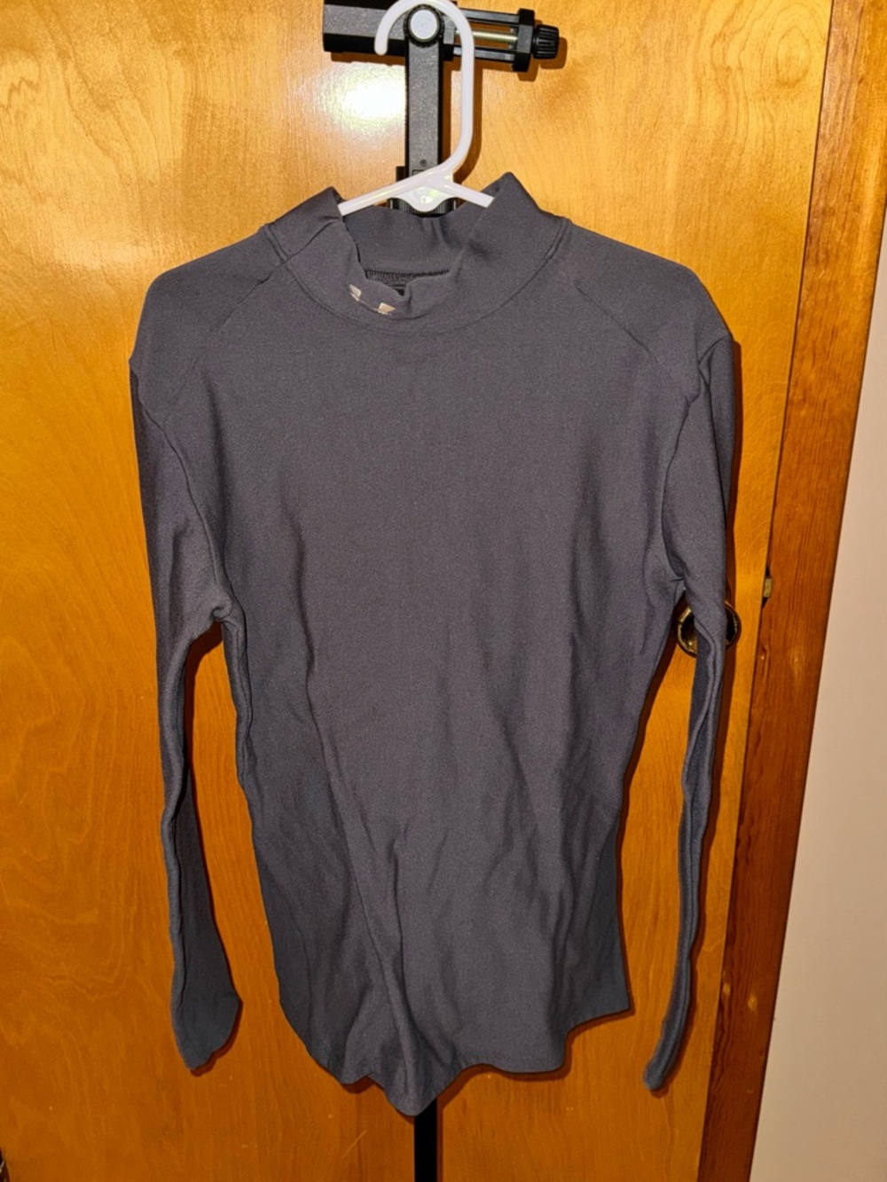 Under Armour Kids Charcoal Gray Turtleneck Top
